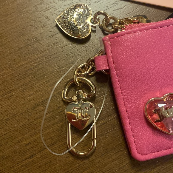 Juicy Couture Pink Key & Card Holder - Picture 3 of 7